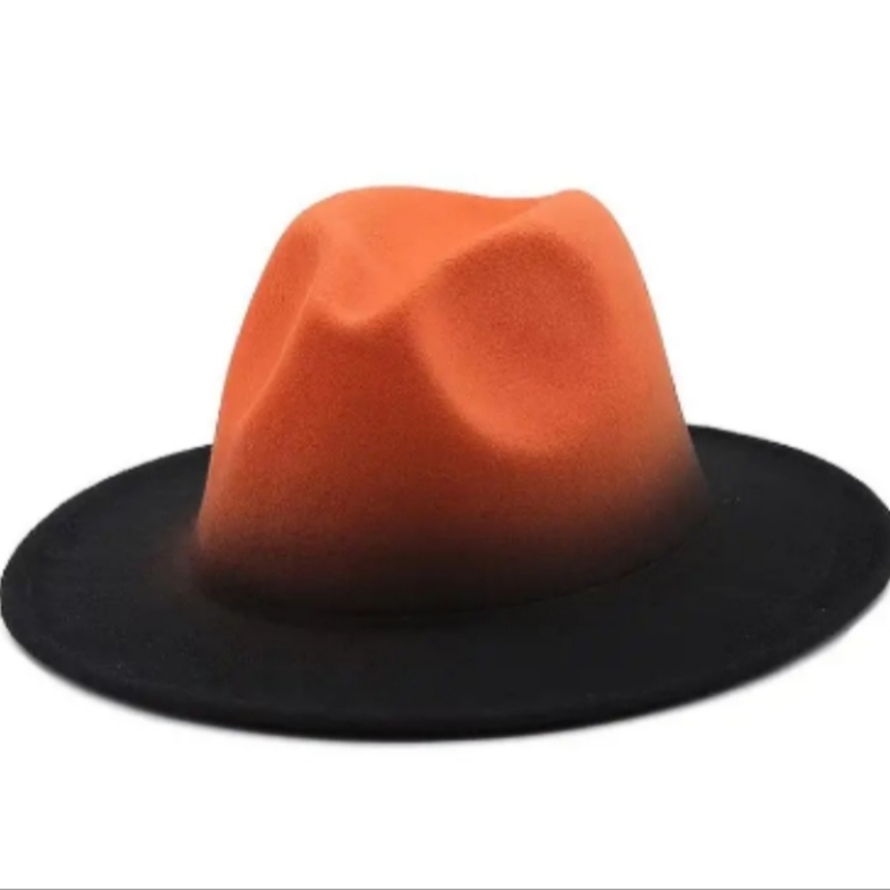 Orange and black Fedora ❣ today